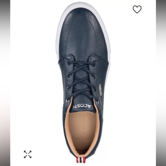 ⚓️ LACOSTE Bayliss Navy Leather Men’s Boat Casual Shoes - Picture 8 of 8